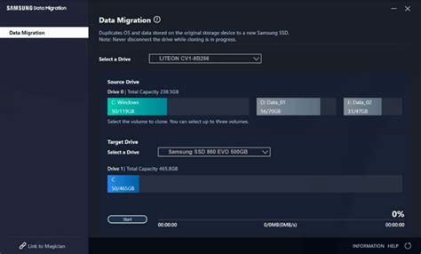 samsung 860data migration clone not booting